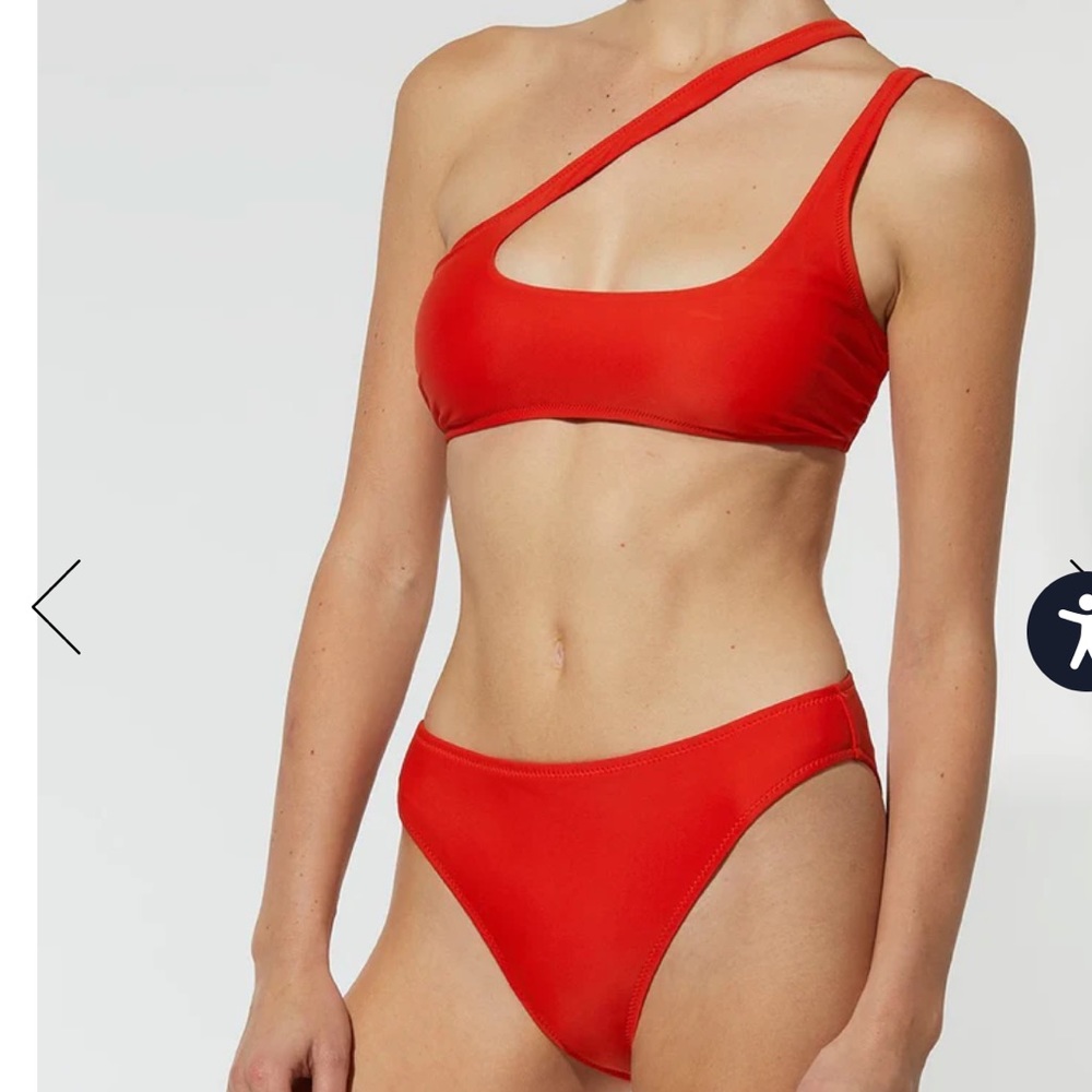Solid & Striped Bikini Set! - Brody Candy Red L (NWT)